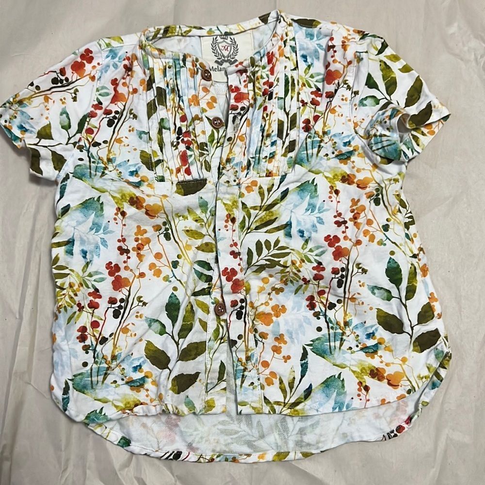 MELANGE BOYS FLORAL‎ SHIRT SIZE 5